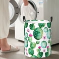 thumbnail image 4 of Lsque Cactus Plants pattern Laundry Hamper Basket, Tall Woven Rope Hamper Basket for Clothes, Lightweight Storage Basket, Collapsible Waterproof-Medium, 4 of 8