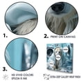 thumbnail image 3 of Designart "Polar Bears At Snowy Laundry Day II" Laundry Canvas Art Print, 3 of 7