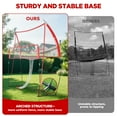 thumbnail image 5 of Patiassy Volleyball Training Net Station, Volleyball Rebounder Trainer for Serving, Passing, Spiking and Ball Control Drills, Portable Indoor Outdoor Practice Equipment, 5 of 8