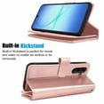 thumbnail image 4 of Wallet Case for Samsung Galaxy A17 5G 2025 Wallet Case ,[9 Card Slots] Luxury PU Leather Credit Holder Carrying Folio Flip [Detachable] Kickstand Magnetic Phone Cover & Lanyard [Pink], 4 of 6