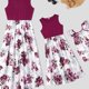 thumbnail image 1 of PatPat Mamá Y Yo Vestidos De Tanque Con Panel Floral, Ropa Casual Para Bebés, Niños Y Mujeres Para Vacaciones De Verano Y Actividades Familiares, 1 of 4