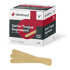 Dealmed 6" Senior Tongue Depressors - Non-Sterile, Unwrapped for Medical Practice, Crafts, Emergency First Aid Kits and More (500/Box)