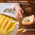 thumbnail image 7 of Butter & Cheese Slicer Cutter, Stainless Steel Wire Cheese Slicer, Multipurpose Handheld Butter Cutter for Block Cheese, Butter, Soft Fruits, and Dishwasher Safe, 7 of 7