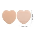 thumbnail image 2 of Unique Bargains 5 Pcs Heart-Shaped Face Makeup Sponge for Travel Nude, 2 of 5