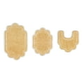 thumbnail image 6 of Home Weavers Allure Collection 100% Cotton Non-Slip Bathroom Rug Set Machine Washable Bathroom Rug-17"x24", Bath Rug- 21"x34", U Shaped Contour- 20"x20", Yellow Color 3 Piece Bath Rug set, 6 of 9