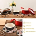 thumbnail image 6 of Coolnut Pineapple Pot Holders Trivets Set 2Pcs, Potholders for Kitchens, Pure Cotton Thread Weave Trivets for Hot Dishes/Pot/Bowl/Teapot/Hot Pot Holders Home Decor Gifts, 6 of 7