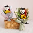thumbnail image 3 of EeaseCA 24pcs Mini Plush Bear Stuffed Graduation Stuffed Animals Plush Bears Bouquet Decor Random Envelope Style, 3 of 7