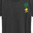 thumbnail image 3 of Peanuts - St. Patrick's Woodstock Clover - Women's Short Sleeve Graphic T-Shirt, 3 of 6