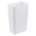 thumbnail image 4 of 3-Pack Black 4.5 Gallon Plastic Trash Can Wastebasket, Garbage Container Bin, 4 of 14