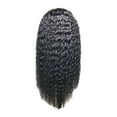 thumbnail image 2 of Tachiuwa 25 Inch Lace Front Wigs For Women Natural Color Human Hair Glueless Lace Closure Black Net, 2 of 9