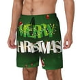 thumbnail image 2 of Gaeub Merry Christmas Mens Swim Trunks Stretch Beach Shorts Quick Dry for Men Swim Shorts Swimwear with Pockets- XX-Large, 2 of 9
