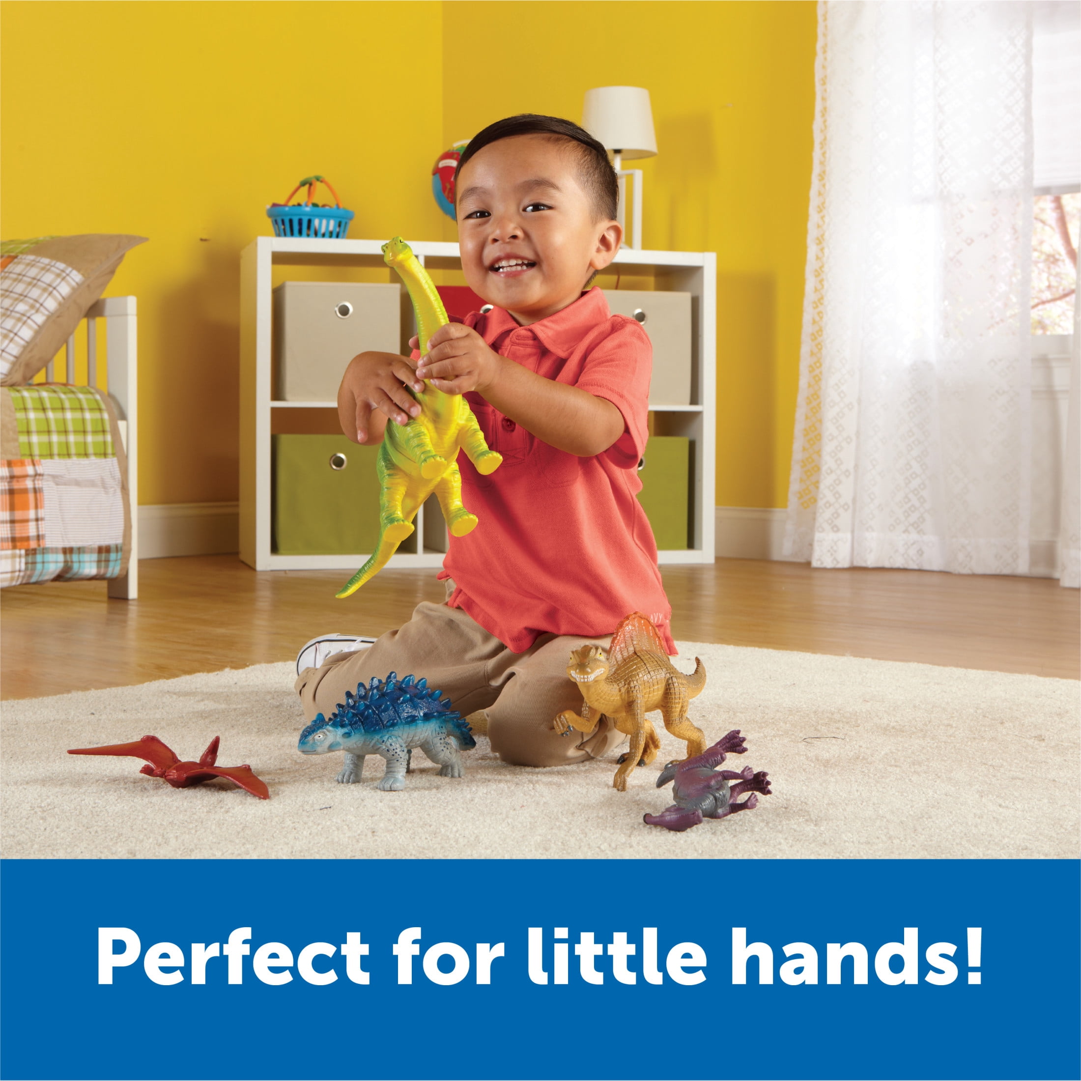 Learning Resources Jumbo Dinosaurs Set 2, Toddler Outdoor Toys, Animal Figurines, Ages 3+