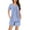 #169-Light Blue, variant on Censtreet Pajama Set for Women 2 Piece Lounge Set Short Sleeve Tops and Shorts Soft Sleepwear