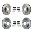 thumbnail image 1 of CMX Front Rear Disc Brake Rotors and Ceramic Pads Kit for Car Hyundai Sonata Kia Optima K8C-100835, 1 of 11