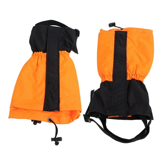 Children's Leg Covers Adjustable Waterproof Windproof Sand Prevention Children's Outdoor Leg Covers(Orange )