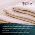 thumbnail image 3 of U.S. Art Supply 7-Ounce Unprimed 24" Wide x 2 Yards (6 Feet) Long Unstretched Canvas Roll - 100% Cotton, Woven, Acid-Free - Oil & Acrylic Painting, Murals, Backdrop - Cut To Stretcher Bar Frame Size, 3 of 6