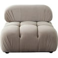 thumbnail image 2 of Hito 37 Inch Armless Chair Thick Cushioned Seat and Back Brown Upholstery, 2 of 6