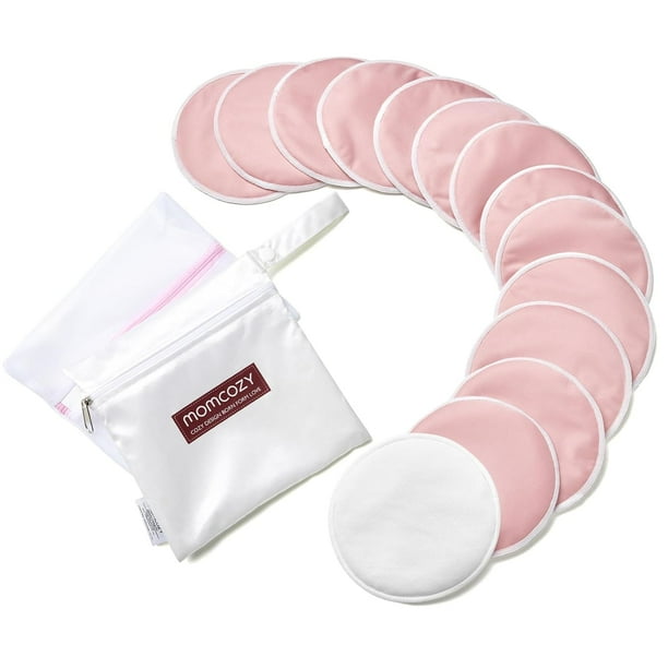 Momcozy Almohadillas De Lactancia Reutilizables, Almohadillas De Lactancia Lavables De 3 Capas
