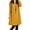 Yellow, variant on Women Autumn Dress Crew Neck Loose Solid Color Pullover Patch Pocket Keep Warm Womens Clothing Plus Size Lady Winter Dress for Work