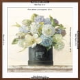 thumbnail image 5 of Art.com Tulips in Hatbox Shiplap Art Print by Danhui Nai, Brown Frame Wall Art, 29" x 29", 5 of 5