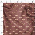 thumbnail image 2 of Soimoi polyester Crepe Fabric Fox Animal Print Fabric by the Yard 52 Inch Wide, 2 of 6