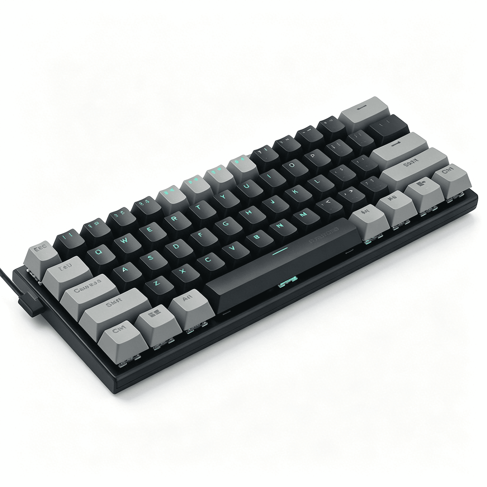 GJX 2026 New Mechanical Keyboard Precision Mechanical Switches 60% Keyboard Programmable Keys Quiet Operation Computer Keyboard for Windows Style 2 for Gaming Typing Office Use Home Setups.