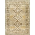 thumbnail image 2 of Hauteloom Ligeia Oriental Medallion Area Rug - Vintage Faded Look Traditional Floral Carpet for Living Room, Bedroom, Dining Room - Farmhouse - Tan, Off White, Dark Brown - 8'10" x 12'2", 2 of 2