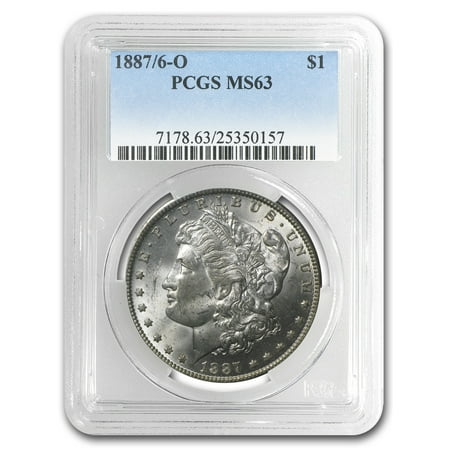 1887/6-O Morgan Dollar MS-63 PCGS