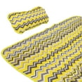 thumbnail image 5 of Sunnydaze Outdoor Weather-Resistant Polyester Quilted Hammock Cushion Pad and Hammock Pillow with Ties - Yellow and Gray Chevron, 5 of 10