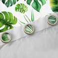thumbnail image 4 of Manfei Tropical Botanical Leaves Curtains Pack of 2 (42x84 Each),Monstera Leaf Curtains Blackout,Green Plam Bedroom Curtains For Adults,Super Cozy Room Decor, 4 of 6