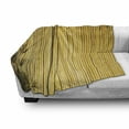 thumbnail image 3 of Bamboo Print Soft Flannel Fleece Throw Blanket, Bamboo Stems and Leaves Oriental Nature Wood Image Natural Wildlife Theme, Cozy Plush for Indoor and Outdoor Use, 50" x 60", Yellow, by Ambesonne, 3 of 6