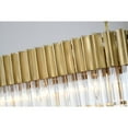 thumbnail image 3 of Bethel International Chandelier Brass Stainless Steel & Crystal, 3 of 5