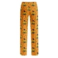 thumbnail image 6 of Trgacdwlo Halloween Pj Pants Women Ghost Graphic Spooky Lounge Pants Women Fall Halloween Pumpkin Ghost Elastic Waist Pj Pants Women, 6 of 6