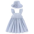 thumbnail image 2 of Sperry Seersucker Woven Dress with Panty and Sun Hat (Baby Girls), 3 Piece Set, Sizes 3M-24M, 2 of 8