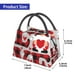 thumbnail image 2 of Fotbe Buffalo Plaid Love And Gnome Bolsa Térmica Portátil con Estampado, Bolsa de Entrega de Alimentos Aislada, Bolsa Reutilizable de Gran Capacidad para Comidas y Supermercado, 2 of 6