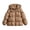 03-Coffee, variant on Dnhxils Girls Jacket Winter Lightweight Puffer Coat Toddlers Trendy Hooded Zip Up Jacket Kids Winter Warm Clothes Brown 5-6 Years
