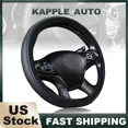 thumbnail image 2 of High-Quality Car Steering Wheel Cover Leather Good Grip 15/37-38Cm Accessories, 2 of 6