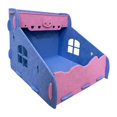 thumbnail image 4 of Rascador para gatos, cama tipo tumbona para gatos, multiusos, resistente al desgaste, mueble de juguete grueso. Azul, 4 of 8