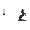 thumbnail image 1 of Estatua de arte abstracto,Estatua de arte abstracto Escultura de resina moderna,Colección creativa de figuras de resina y artesanías,Estatua del caballo,Estatua de caballo de resina,escultura, 1 of 8