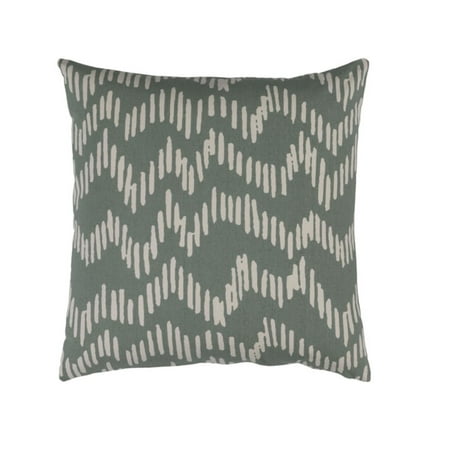22 Broken Lines Sage Green And Khaki Brown Decorative Throw Pillow