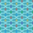 thumbnail image 1 of Ahgly Company Indoor Square Patterned Butterfly Blue Area Rugs, 4' Square, 1 of 6