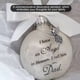 thumbnail image 4 of Inteprter Bola de plumas Ángel en adorno conmemorativo signo decoraciones conmemorativas para papá mamá decoración familiar bola Navidad decoración Decoración del hogar papá Inteprter HA003103-01, 4 of 6