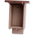 thumbnail image 3 of Amish-Made Post-Mount Bluebird House, Eco-Friendly Poly Lumber Tudor Brown/Weathered Wood, 3 of 3