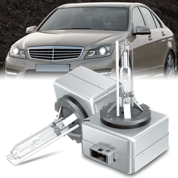 Low Beam Bulb - HID Headlight - Compatible with 2008 - 2015 Mercedes-Benz C350 2009 2010 2011 2012 2013 2014