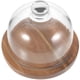 thumbnail image 3 of Cake Display Tray With Glass Dome For Parties 13cm Circular Cover Wood Material Sealing Feature 1Set, 3 of 5