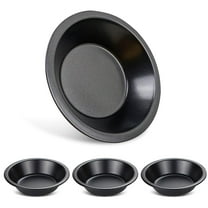 5 Inch Carbon Steel Mini Pie Pans, Nonstick (4 Count)