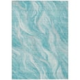 thumbnail image 2 of Addison Rugs Chantille Indoor/Outdoor Transitional Waves Teal Washable Rectangle Rug, 9' x 12', 2 of 6