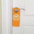 thumbnail image 5 of Green Lantern Blackest Night Orange Lantern Logo Plastic Door Knob Hanger Sign, 5 of 7