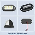 thumbnail image 5 of 2Pcs LED License Plate Light Tag Lamps Assembly Replacement for RV Truck Trailer, 5 of 7