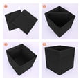 thumbnail image 3 of REGALWOVEN Cube de Rangement en Tissu Pliable, Bac de Rangement pour Étagères Placard, Panier de Rangement Noir 15*13*13 Po, 3 of 6